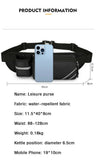 NNEDSZ Water-Resistant Running Waist Pack with Bottle Holder - Adjustable Fitness Belt for Men
