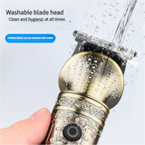 NNEDSZ Vintage Electric Hair Trimmer & Multi-Grooming Kit with Multi-Length Attachments