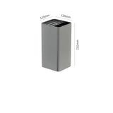 NNEDSZ Multi-Functional Square Knife Holder - Compact Kitchen Storage Organizer (grey)