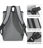 NNEDSZ Insulated Cooler Backpack- Stylish Portable Fresh-keeping Picnic Outdoor Backpack and Travel Bag 18L (Black)