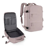 NNEDSZ Multi-Compartment Travel Backpack with Shoe Storage and Wet-Dry Separation (lotus pink)31cm(L)*17cm(W)*42cm(H)