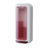 NNEDSZ Wall-Mounted Utensil Holder with Dustproof and Insect-Resistant Cover 15cm(L)*6.5cm(D)*32cm(H)(Pink)