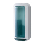 NNEDSZ Wall-Mounted Utensil Holder with Dustproof and Insect-Resistant Cover 15cm(L)*6.5cm(D)*32cm(H)(Blue)