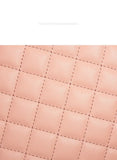 NNEDSZ Elegant Quilted Tote Bag with Matching Clutch in Black
