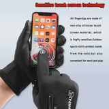 NNEDSZ Touchscreen Winter Gloves | Waterproof, Windproof Thermal Gloves for Men Q9063  M size