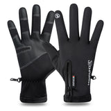 NNEDSZ Touchscreen Winter Gloves|Waterproof, Windproof Thermal Gloves for Men Q9063  L size Black
