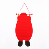 NNEDSZ Santa Claus Advent Calendar - Felt Christmas Countdown with 24 Pockets for Kids