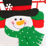 NNEDSZ Snowman Advent Calendar - Felt Christmas Countdown with 24 Pockets for Kids, Wall Hanging Decor
