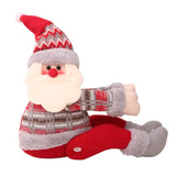 NNEDSZ Santa Claus Curtain Tieback - Plush Christmas Curtain Holder for Festive Home Decor  22*44cm 2 PCS