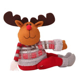 NNEDSZ Reindeer Curtain Tieback - Festive Plush Christmas Curtain Holder for Holiday Decor 27*34cm  2 pcs