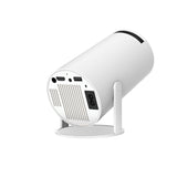 NNEDSZ HY300PRO Portable Projector - 4K Decoding, Wi-Fi 6, 720P HD with 160 ANSI Lumens