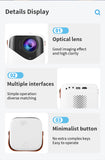 NNEDSZ Mini Portable HD Projector with Giant Screen Display and Gamut Compensation - Home Cinema