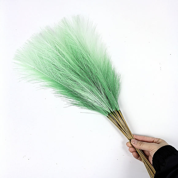 NNEDSZ 20 sticks Gradient green Pampas Grass Bouquet-21.65