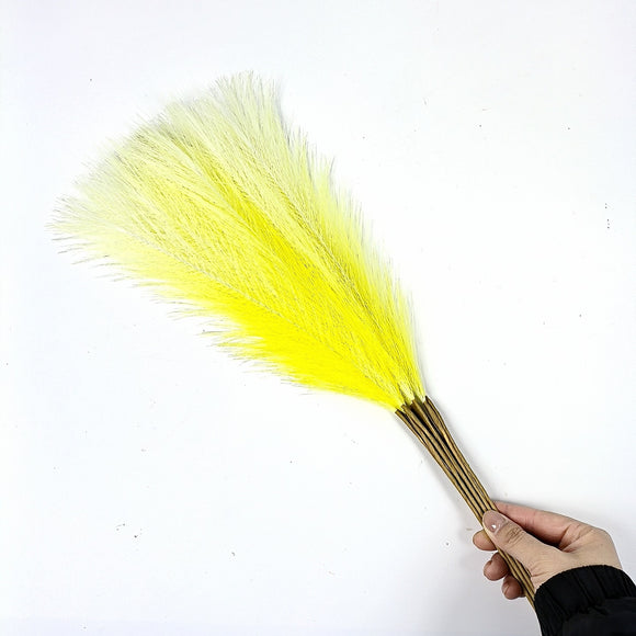 NNEDSZ 20 sticks Gradient yellow Pampas Grass Bouquet-21.65