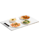 NNEDSZ Electric Food Warmer Heating Plate - Large Surface Buffet Warmer with Adjustable Temperature Control