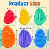 NNEDSZ Sensory Worry Stones for Kids | 6-Piece Fidget Stress Relief Set for Ages 3+(2 set, 12PCS in total)