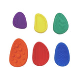 NNEDSZ Sensory Worry Stones for Kids | 6-Piece Fidget Stress Relief Set for Ages 3+(2 set, 12PCS in total)