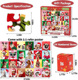 NNEDSZ Christmas Advent Calendar 1008-Piece Puzzle | Santa's Village Holiday Countdown GL-117