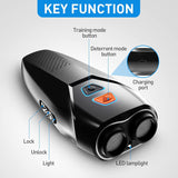 NNEDSZ Black Handheld Ultrasonic Dog Trainer with Dual Mode | Training & Deterrent Device with LED Light