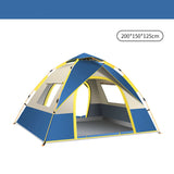 NNEDSZ Blue 2 Person Lightweight Camping Tent (200*150*125cm) | UV Protection Silver Coated, Dual Doors & Windows
