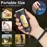 NNEDSZ Black Portable Ultrasonic Dog Training Device - Anti-Barking & Obedience Trainer with LED Indicator, Easy to Carry