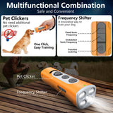 NNEDSZ Yellow Portable Ultrasonic Dog Training Device - Anti-Barking & Obedience Trainer with LED Indicator, Easy to Carry