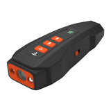 NNEDSZ Black Rechargeable Ultrasonic Dog Trainer with LED Flashlight & Laser - Anti-Barking Device for Effective Dog Training