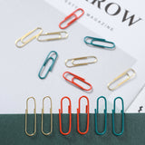 NNEDSZ S11012 Christmas Stationery Set - Festive Binder Clips, Paper Clips, and Push Pins in Holiday Colors(2 set)