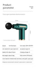 NNEDSZ Compact Red Massage Gun - Deep Tissue Muscle Massager with 4 Interchangeable Heads