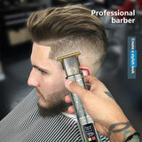 NNEDSZ Professional Dragon Design Hair Clipper - Cordless Hair Trimmer with Digital Display, Adjustable Guards, and USB Charging