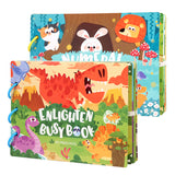 NNEDSZ Enlightenment Busy Book Set - Educational Preschool Activity Books for Learning and Fun (2-piece set)