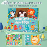 NNEDSZ Enlightenment Busy Book Set - Educational Preschool Activity Books for Learning and Fun (2-piece set)