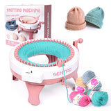 NNEDSZ Sentro Knitting Machine - DIY Loom for Hats, Scarves, and More | 40 Needle Knitter for Kids & Adults