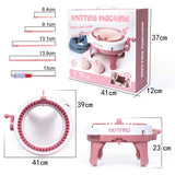 NNEDSZ Sentro Knitting Machine - DIY Loom for Hats, Scarves, and More | 40 Needle Knitter for Kids & Adults