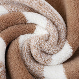 NNEDSZ Luxury Cotton Green Wide Stripe Towel Set - 6 Piece Set (2 Hand Towels, 2 Bath Towels, 2 Washcloths), Ultra Soft and Absorbent