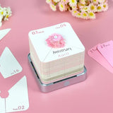 NNEDSZ Pink Tree House 3D Paper Sculpture Night Light with Notepad, Silver Base - Elegant Gift Set for Home and Office