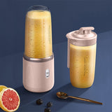 NNEDSZ 1 x Portable USB Pink Rechargeable Juicer Cup,Portable Blender for Smoothies and Juices - USB Rechargeable, Powerful & Compact