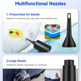 NNEDSZ Electric Air Duster for Cleaning Computers, Keyboards, Car Interiors - Wireless and Portable Blower