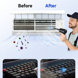 NNEDSZ Electric Air Duster for Cleaning Computers, Keyboards, Car Interiors - Wireless and Portable Blower
