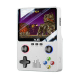 NNEDSZ X6 white Handheld Gaming Console - 3.5-Inch HD Screen, Dual Joysticks, Multi-Emulator Support, 32GB Storage