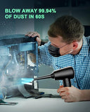 NNEDSZ Electric Air Duster for Cleaning Computers, Keyboards, Car Interiors - Wireless and Portable Blower