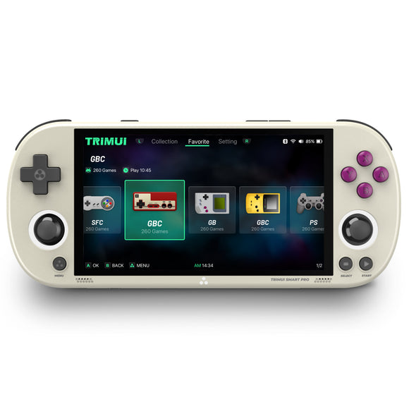 NNEDSZ 256G Grey AMPOWN TRIMUI SMART PRO Portable Gaming Console - Retro PS1 & Arcade Handheld PSP Gaming Device