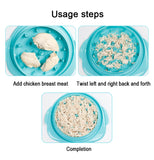 NNEDSZ 2pcs Black New Chicken Shredder - Effortless Chicken Breast Shredding Tool for Meal Prep and Baby Food**