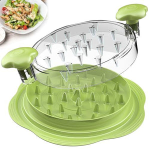 NNEDSZ 2pcs Green New Chicken Shredder - Effortless Chicken Breast Shredding Tool for Meal Prep and Baby Food