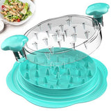 NNEDSZ 2pcs blue New Chicken Shredder - Effortless Chicken Breast Shredding Tool for Meal Prep and Baby Food