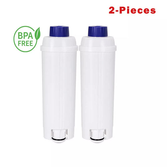 NNEDSZ 2pcs pack DeLonghi DLSC002 Carbon Filter – Replacement Water Filter for DeLonghi Coffee Machines, Active Carbon Purification