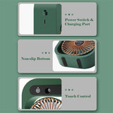 NNEDSZ Blue color USB 2-in-1 Misting Fan & Humidifier – Portable Cooling and Humidifying Solution