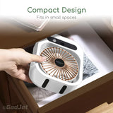 NNEDSZ White color USB 2-in-1 Misting Fan & Humidifier Portable Cooling and Humidifying Solution