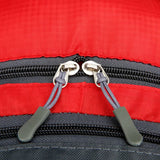 NNEDSZ Red Lightweight Hiking Backpack - Waterproof Outdoor Travel & Camping Bag with Multi-Compartment Design