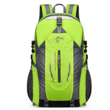 NNEDSZ Green Lightweight Hiking Backpack - Waterproof Outdoor Travel & Camping Bag with Multi-Compartment Design